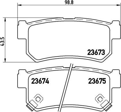 Brembo P 15 010 - Kit pastiglie freno, Freno a disco autozon.pro