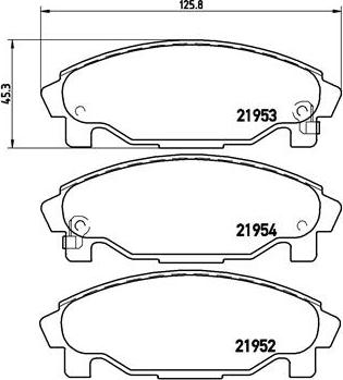 Brembo P 16 007 - Kit pastiglie freno, Freno a disco autozon.pro