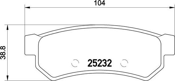 Brembo P 10 053 - Kit pastiglie freno, Freno a disco autozon.pro