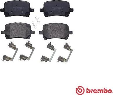 Brembo P 10 014 - Kit pastiglie freno, Freno a disco autozon.pro