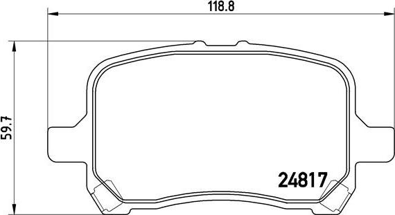 Brembo P 10 014 - Kit pastiglie freno, Freno a disco autozon.pro