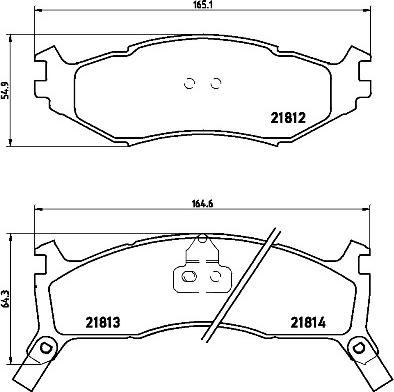 Brembo P 11 006 - Kit pastiglie freno, Freno a disco autozon.pro