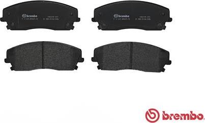 Brembo P 11 019 - Kit pastiglie freno, Freno a disco autozon.pro