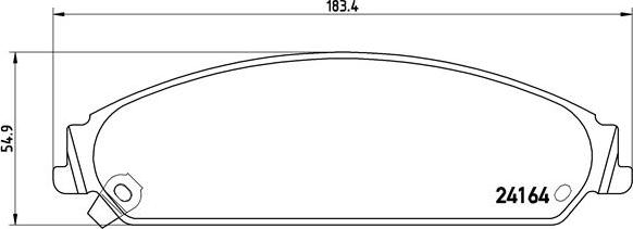 Brembo P 11 017 - Kit pastiglie freno, Freno a disco autozon.pro