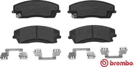 Brembo P 18 034 - Kit pastiglie freno, Freno a disco autozon.pro