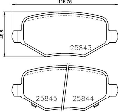 Brembo P 18 029 - Kit pastiglie freno, Freno a disco autozon.pro