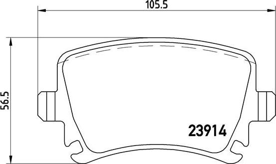 Brembo P 85 095X - Kit pastiglie freno, Freno a disco autozon.pro