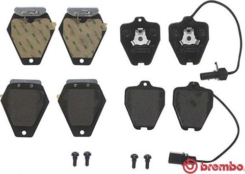 Brembo P 85 096 - Kit pastiglie freno, Freno a disco autozon.pro