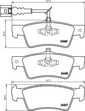 Brembo P 85 091 - Kit pastiglie freno, Freno a disco autozon.pro