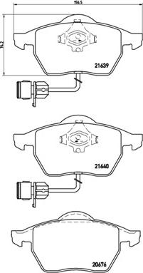 Brembo P 85 040 - Kit pastiglie freno, Freno a disco autozon.pro