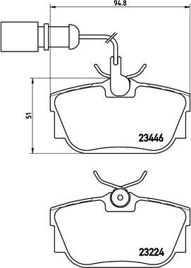 Brembo P 85 059 - Kit pastiglie freno, Freno a disco autozon.pro