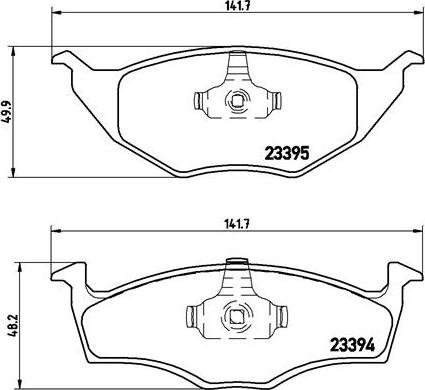 Brembo P 85 055 - Kit pastiglie freno, Freno a disco autozon.pro