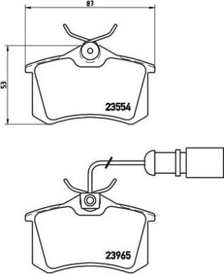 Brembo P 85 058 - Kit pastiglie freno, Freno a disco autozon.pro