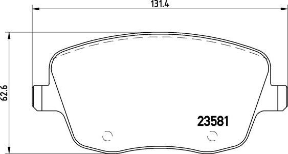 Brembo P 85 057X - Kit pastiglie freno, Freno a disco autozon.pro