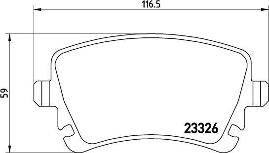 Brembo P 85 064 - Kit pastiglie freno, Freno a disco autozon.pro