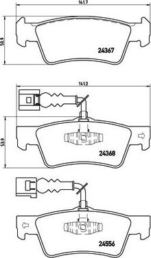 Brembo P 85 068 - Kit pastiglie freno, Freno a disco autozon.pro