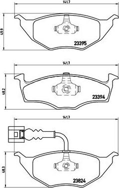 Brembo P 85 063 - Kit pastiglie freno, Freno a disco autozon.pro