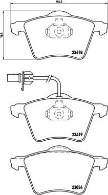 Brembo P85062N - Kit pastiglie freno, Freno a disco autozon.pro