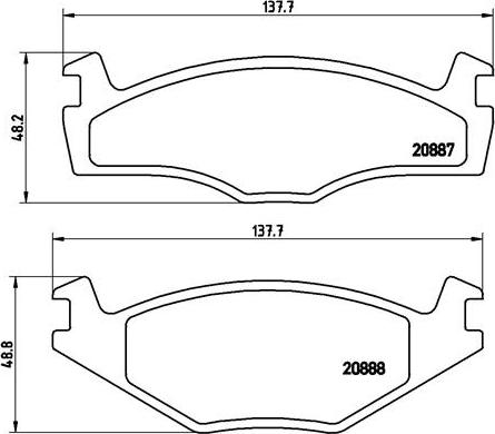 Brembo P 85 005 - Kit pastiglie freno, Freno a disco autozon.pro