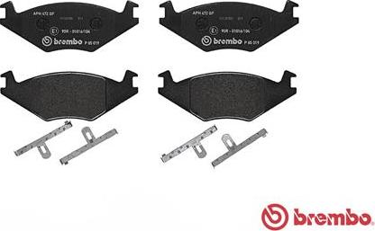 Brembo P 85 019 - Kit pastiglie freno, Freno a disco autozon.pro