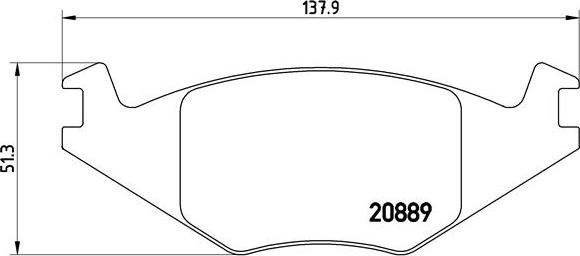 Brembo P 85 019 - Kit pastiglie freno, Freno a disco autozon.pro