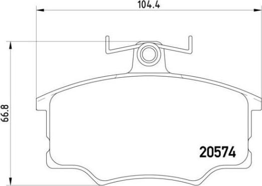 Brembo P 85 010 - Kit pastiglie freno, Freno a disco autozon.pro