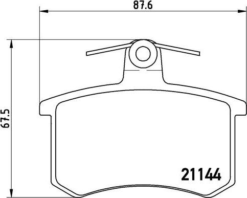 Brembo P 85 013 - Kit pastiglie freno, Freno a disco autozon.pro