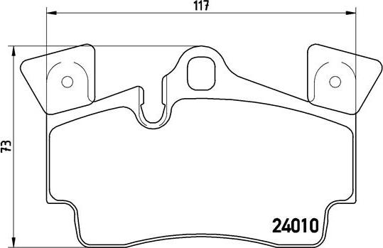 Brembo P 85 088 - Kit pastiglie freno, Freno a disco autozon.pro