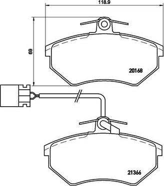 Brembo P 85 034 - Kit pastiglie freno, Freno a disco autozon.pro