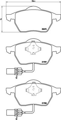 Brembo P 85 037X - Kit pastiglie freno, Freno a disco autozon.pro