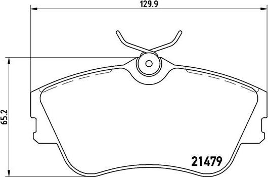 Brembo P 85 029 - Kit pastiglie freno, Freno a disco autozon.pro