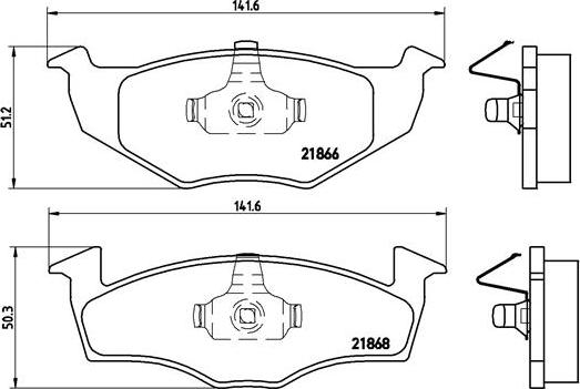 Brembo P 85 025 - Kit pastiglie freno, Freno a disco autozon.pro