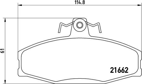 Brembo P 85 022 - Kit pastiglie freno, Freno a disco autozon.pro