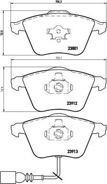 Brembo P 85 079 - Kit pastiglie freno, Freno a disco autozon.pro