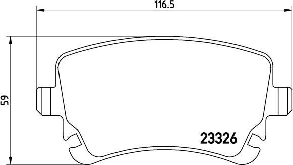 Brembo P 85 076 - Kit pastiglie freno, Freno a disco autozon.pro