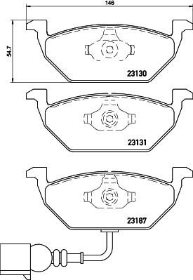 Brembo P 85 072X - Kit pastiglie freno, Freno a disco autozon.pro