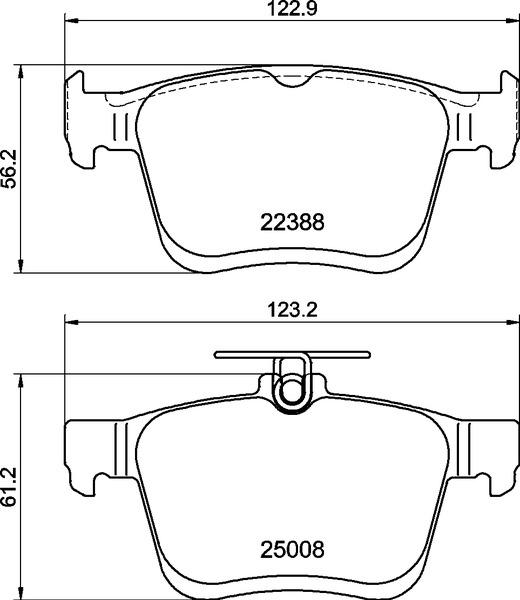 Brembo P 85 191 - Kit pastiglie freno, Freno a disco autozon.pro