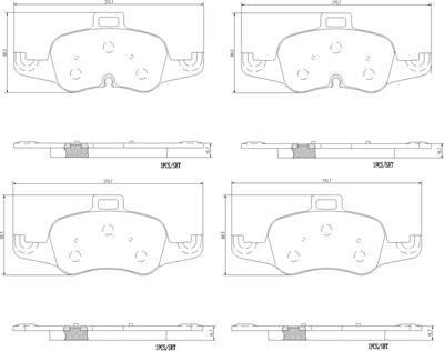 Brembo P85160N - Kit pastiglie freno, Freno a disco autozon.pro