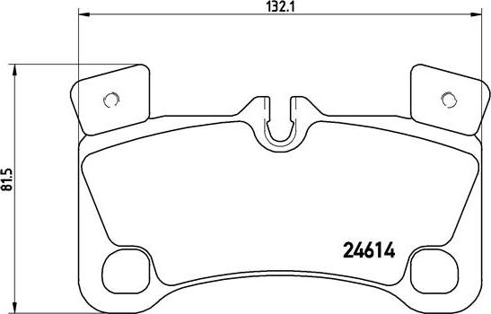 Brembo P 85 103 - Kit pastiglie freno, Freno a disco autozon.pro