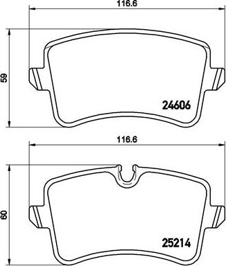 Brembo P 85 119 - Kit pastiglie freno, Freno a disco autozon.pro