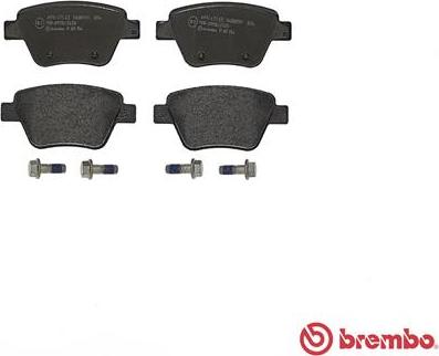 Brembo P 85 114 - Kit pastiglie freno, Freno a disco autozon.pro