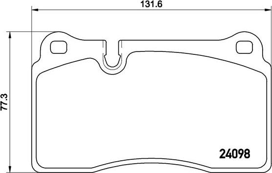 Brembo P 85 116 - Kit pastiglie freno, Freno a disco autozon.pro