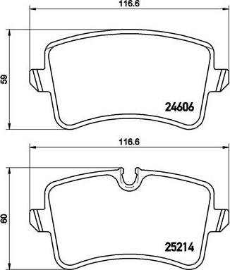 Brembo P 85 118 - Kit pastiglie freno, Freno a disco autozon.pro