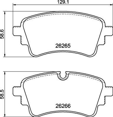 Brembo P 85 185 - Kit pastiglie freno, Freno a disco autozon.pro