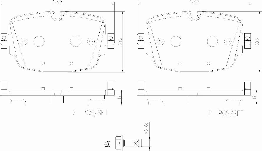 Brembo P85180N - Kit pastiglie freno, Freno a disco autozon.pro