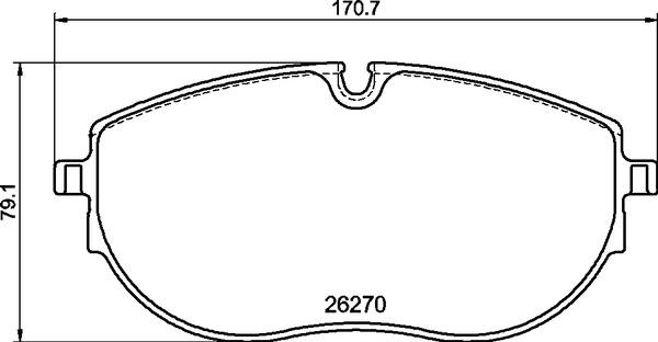 Brembo P 85 188 - Kit pastiglie freno, Freno a disco autozon.pro