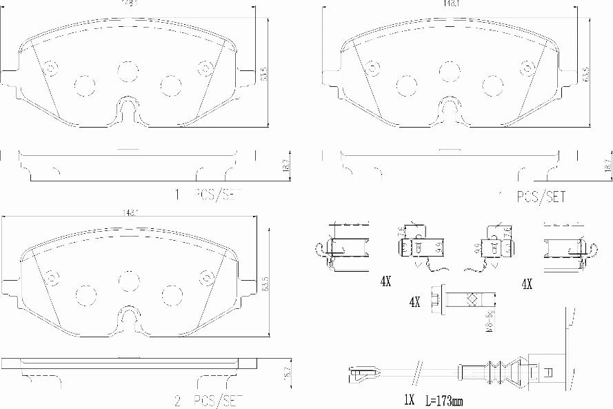 Brembo P85182N - Kit pastiglie freno, Freno a disco autozon.pro