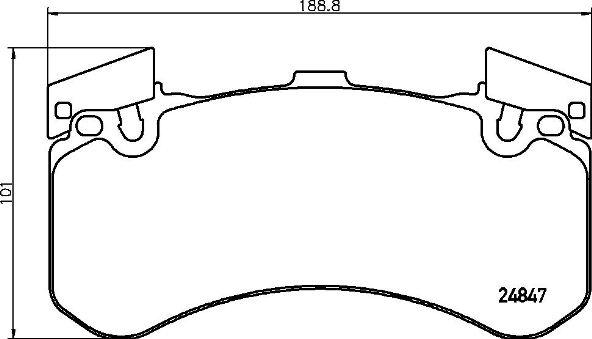 Brembo P 85 136 - Kit pastiglie freno, Freno a disco autozon.pro