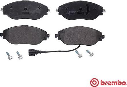 Brembo P 85 131 - Kit pastiglie freno, Freno a disco autozon.pro