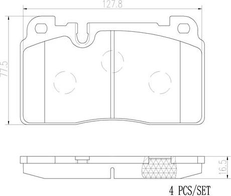 Brembo P85133N - Kit pastiglie freno, Freno a disco autozon.pro